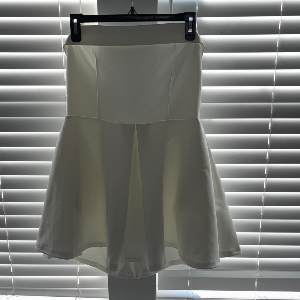 SHEIN Strapless White Dress